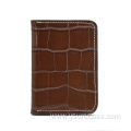 leather wallet travel wholesale RFID ID card holders